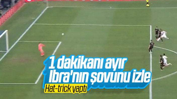 Ibrahimovic 3 gol attı