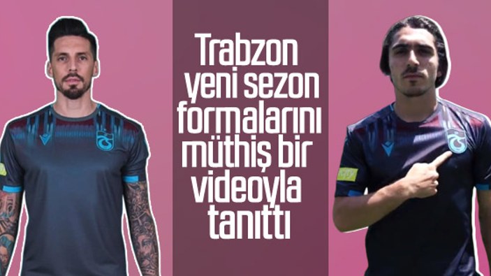 Trabzonspor'un yeni forması tanıtıldı