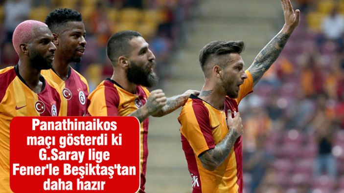 Galatasaray hazırlık maçında Panathinaikos'u yendi