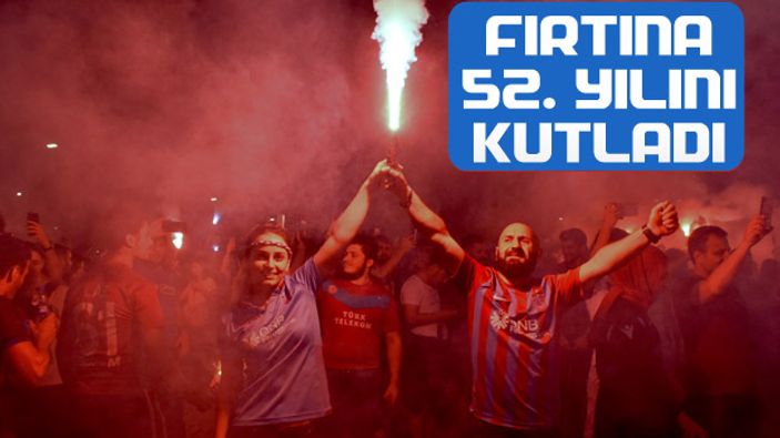 Trabzonspor, taraftarlarıyla 52. yılını kutladı