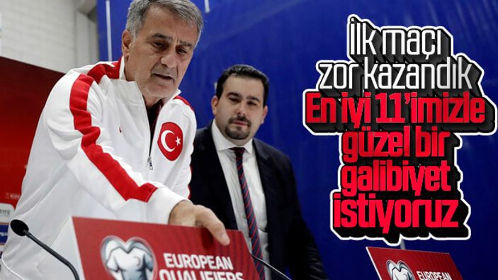 Şenol Güneş: Son maça en iyi 11 ile çıkacağız