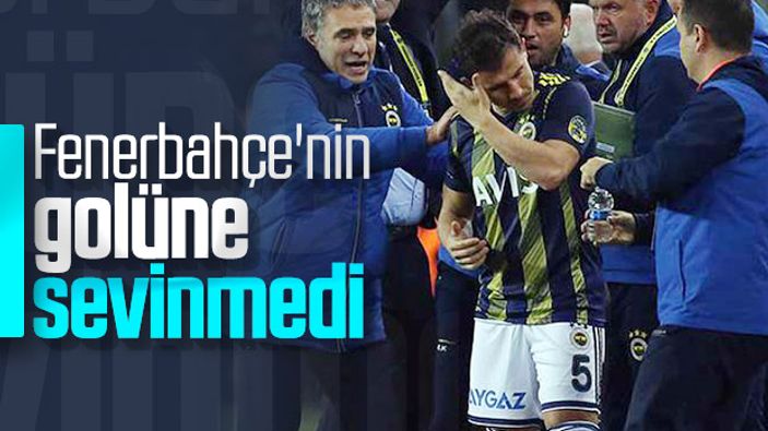 Emre, Fenerbahçe'nin golüne sevinmedi