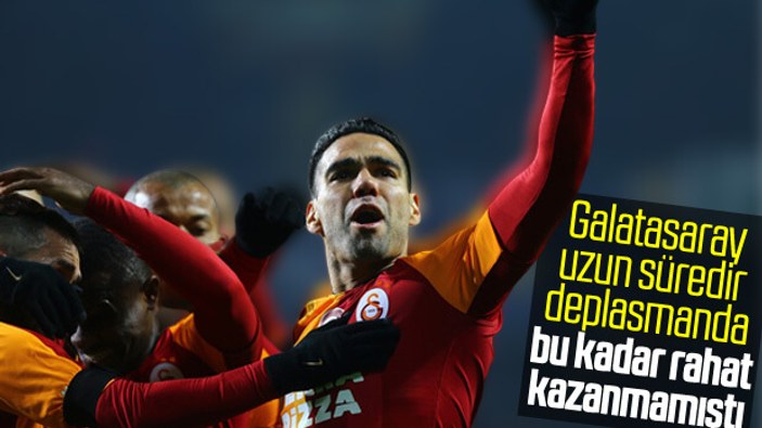 Galatasaray Konya'da rahat kazandı