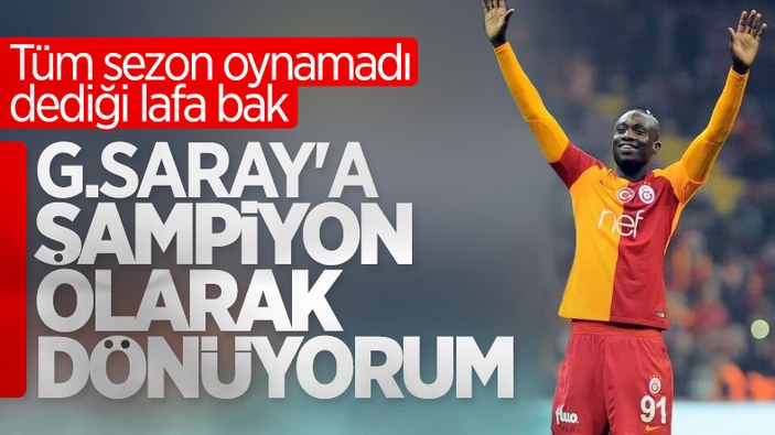 Diagne: Galatasaray'a şampiyonlukla dönüyorum