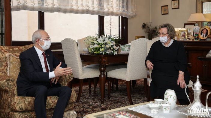 Kemal Kılıçdaroğlu'ndan Alparslan Türkeş'in eşine ziyaret