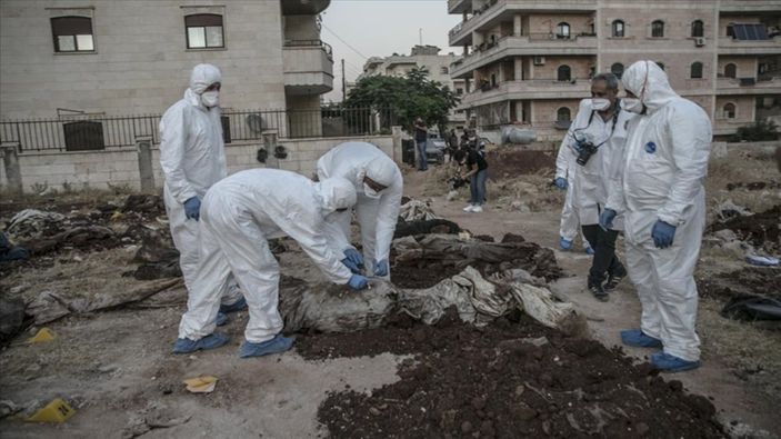 Afrin'deki toplu mezardan çıkan ceset sayıları artıyor