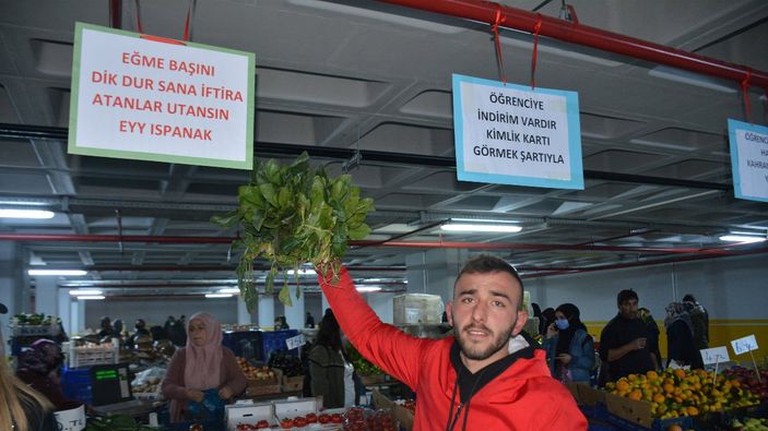 Gümüşhane'de pazarcılar, zehirlenme sonrası ıspanak satışından şikayetçi