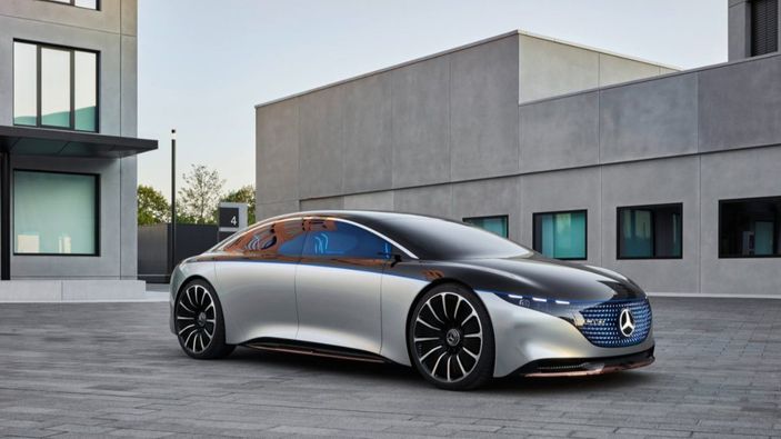Mercedes-Benz'in yeni elektrikli sedan konsepti ortaya çıktı