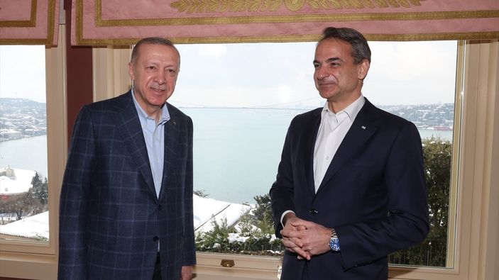Yunanistan Başbakanı Kiryakos Miçotakis Türkiye'de