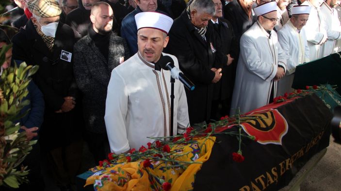 Rıfat Ilgaz'ın oğlu yazar Aydın Ilgaz son yolculuğuna uğurlandı