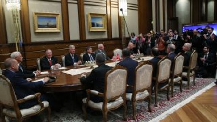 ABD'li heyet Beştepe'de: Görüşme sona erdi