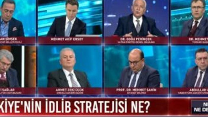 Doğu Perinçek'ten canlı yayında Esad güzellemesi