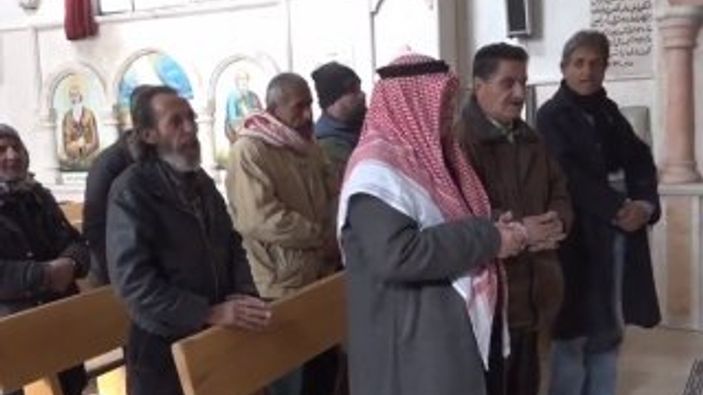 Barış Pınarı bölgesindeki kilise onarıldı