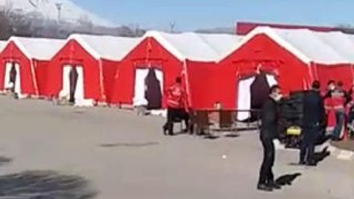 Gürbulak Gümrük Kapısı'nda sahra hastanesi kuruluyor