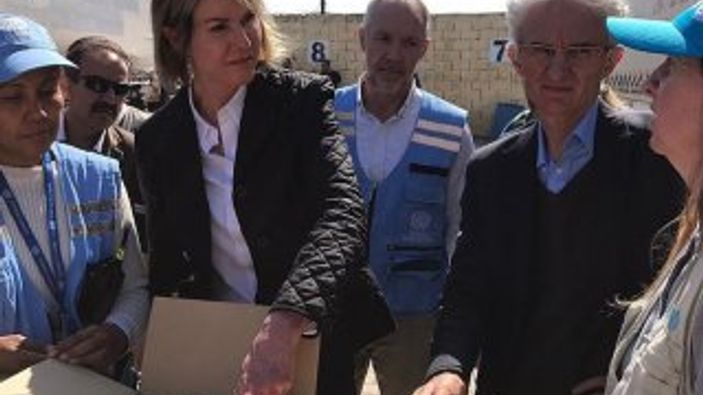 ABD heyeti Suriye sınırında