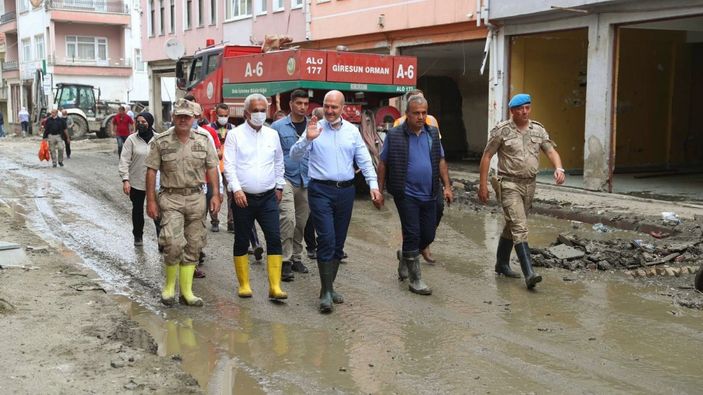 Süleyman Soylu Bozkurt’ta: 20 bin kamyon daha çamur taşınacak