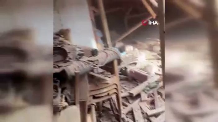 Gaziantep'teki hain saldırıda 5 yaşındaki Hasan’a mezar olan bina görüntülendi