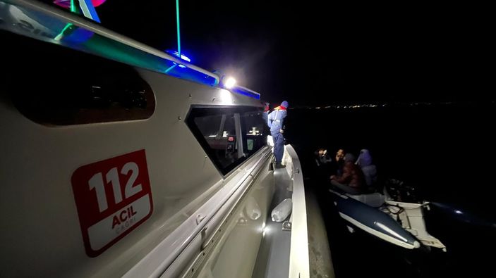 Bodrum açıklarında 45 düzensiz göçmen kurtarıldı