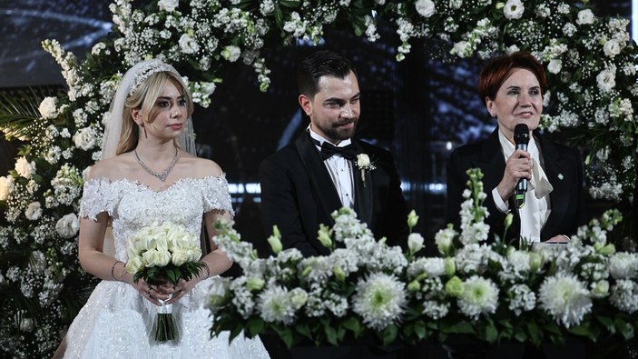 İyi Parti Genel Başkanı Meral Akşener nikah şahidi oldu
