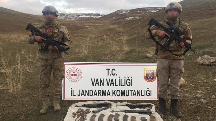 Van'da terör operasyonu! Teröristlerin barınakları bulundu