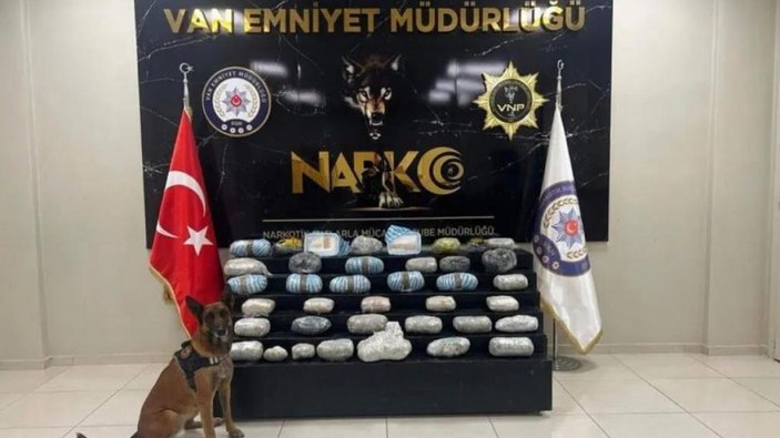 Van'da 78 kilo uyuşturucu ele geçirildi