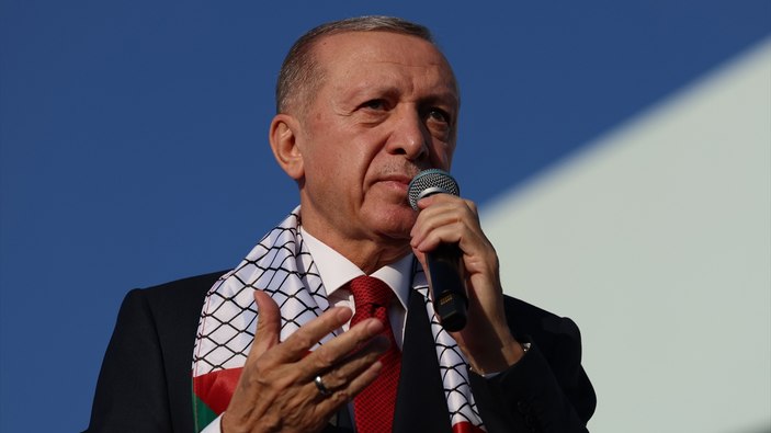Cumhurbaşkanı Erdoğan'ın Büyük Filistin Mitingi'ndeki açıklamaları dünya basınında