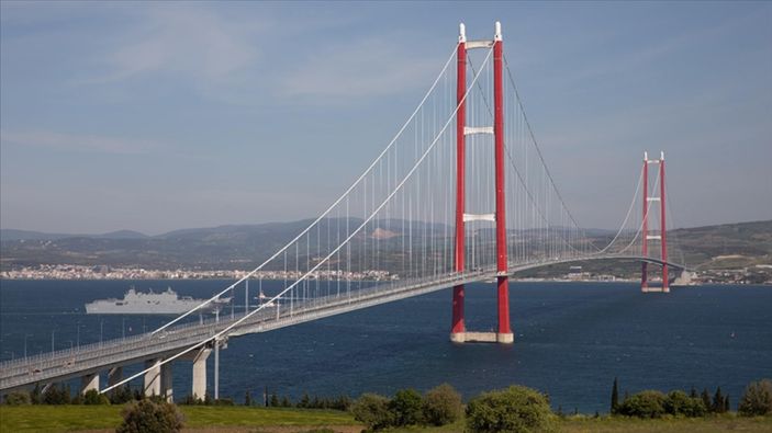 1915 Çanakkale Köprüsü, 'Büyük Otoyol ve Demiryolu Köprüleri' arasında birinci oldu