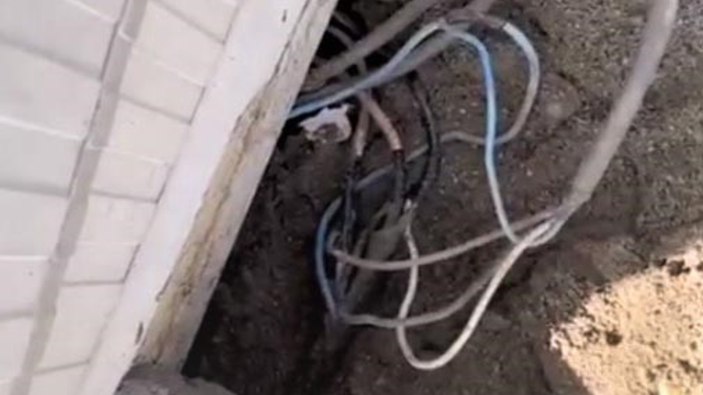 Diyarbakır'da yer altından kaçak elektrik şebekesi çekildiği ortaya çıktı