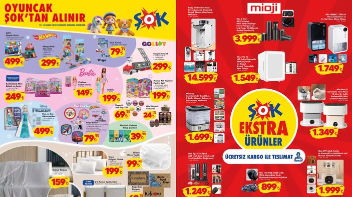 ŞOK’a taşınabilir mini çamaşır makinesi geliyor; işte ŞOK 22 Şubat Aktüel Ürünler