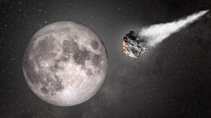 Bir zamanlar Dünya'yı tehdit ediyordu: Dev asteroid Ay'a yaklaşıyor