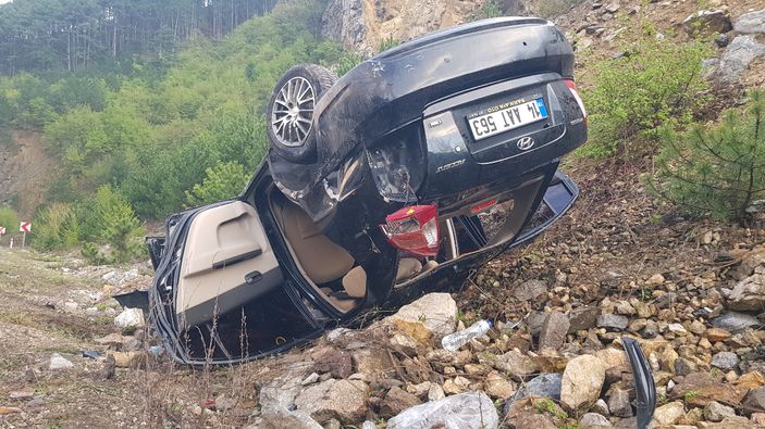 Karabük'te otomobil kazası