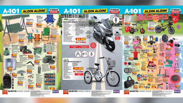 Kampçılar toplanın! A101’e kamp ürünleri geliyor; Kamp sandalyesi, ocak, termos, dağcı çantası…