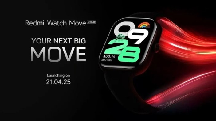 Redmi Watch Move 21 Nisan'da tanıtılacak: İşte özellikleri