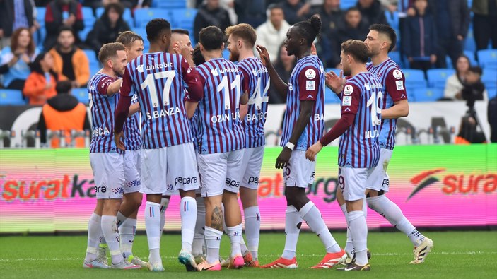 7 golün çıktığı maçta Trabzonspor, Alanyaspor'u yendi
