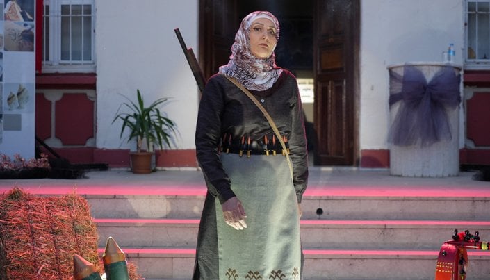 Samsun'da Milli Mücadele'nin kadın kahramanları defilesi