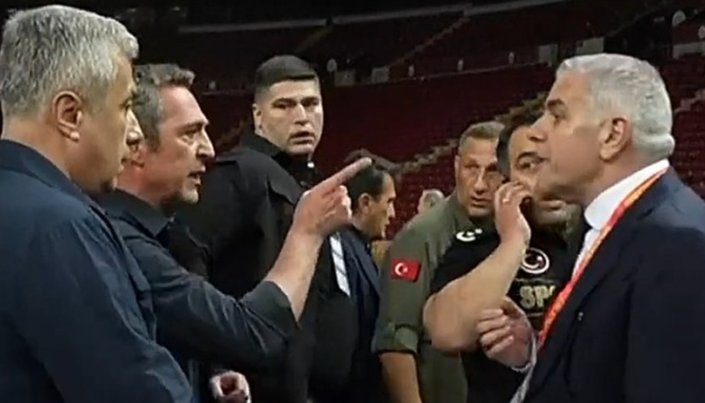 Ali Koç stada geldi! Ali Sami Yen Spor Kompleksi'nde ortalık karıştı