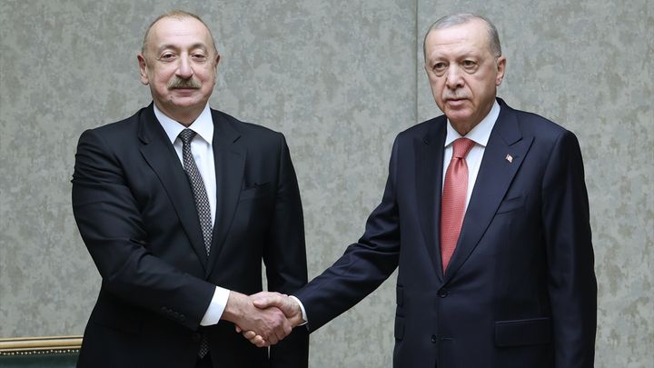 Cumhurbaşkanı Erdoğan, Aliyev ile Kahramanmaraş’ta buluştu