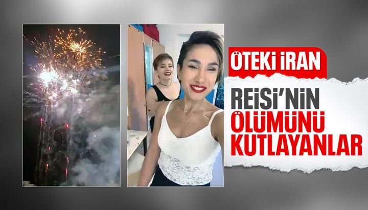 �ran'da rejim muhalifleri, Reisi'nin helikopterinin d��mesi sonras� kutlama yapt�