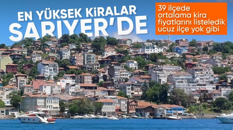 İstanbul'da ilçe ilçe kira fiyatları