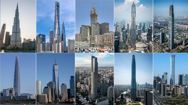 Dünyada en yüksek gökdelenlerin bulunduğu şehirler