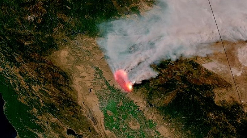 ABD'de orman yangını: 145 bin dönümden fazla alan kül oldu