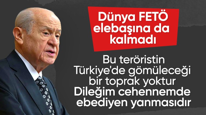 Devlet Bahçeli, FETÖ elebaşı Gülen'in ölümü hakkında konuştu