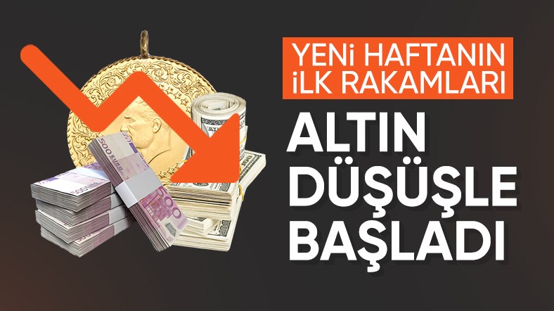 Altın fiyatları yeni haftaya düşüşle başladı! 25 Kasım rakamları