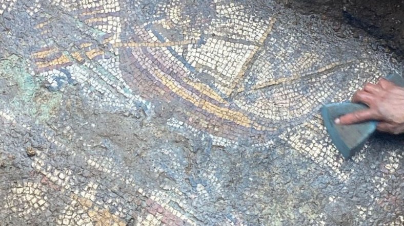 Papa’nın geleceği Bursa'nın İznik ilçesinde İsa dönemine ait mozaik bulundu