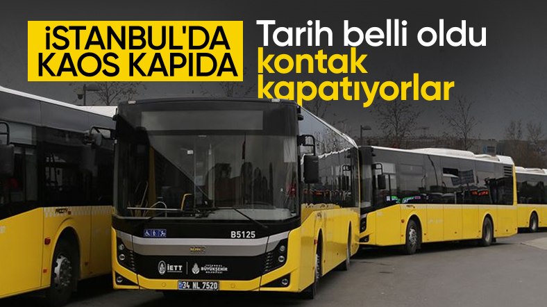 İBB'den paralarını alamayan Özel Halk Otobüsleri çalışmayı durduruyor