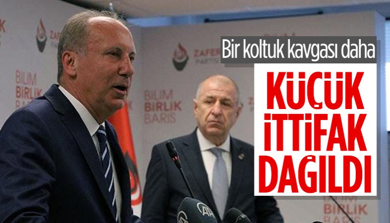 Muharrem İnce, Ümit Özdağ ile kurduğu ittifaktan ayrıldı