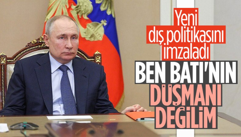 Rusya Devlet Başkanı Vladimir Putin, Rusya'nın yeni dış politika konseptini onayladı