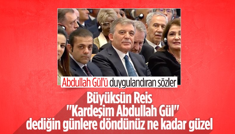 Abdullah Gül, Cumhurbaşkanlığı Külliyesi'ndeki programa katıldı