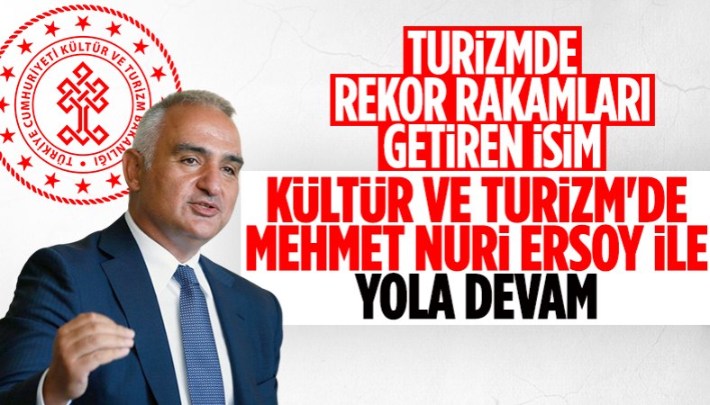 Mehmet Nuri Ersoy, Kültür ve Turizm Bakanlığı olarak devam edecek