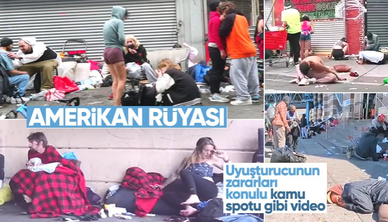 ABD'nin başı uyuşturucuyla dertte: Sokaklar bağımlıların yuvası oldu